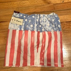 NWT!! American Flag Cute women’s skirt